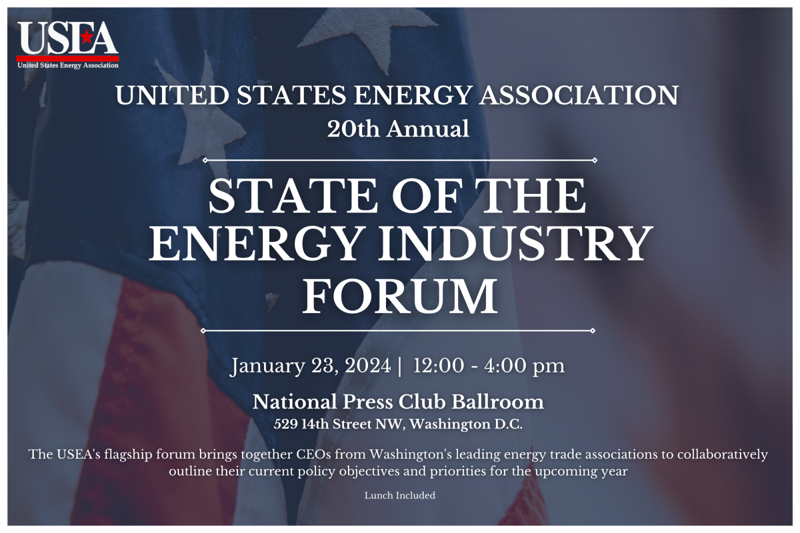 USEA 20th Annual State of the Energy Industry Forum USEA United